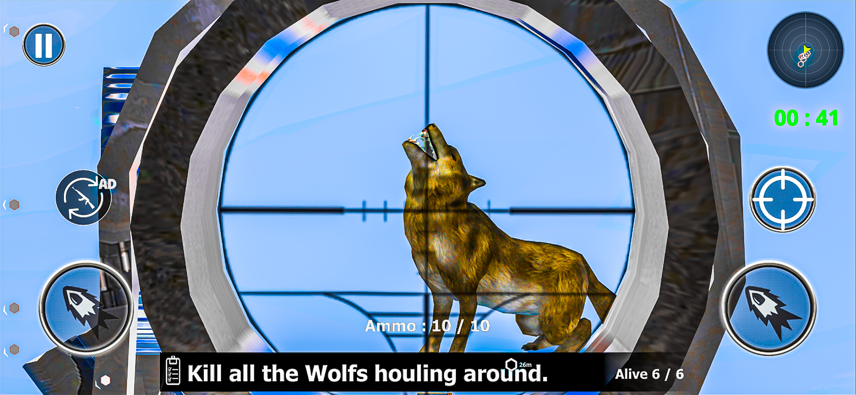 Wild Animal Hunter Sniper Game screenshot 3