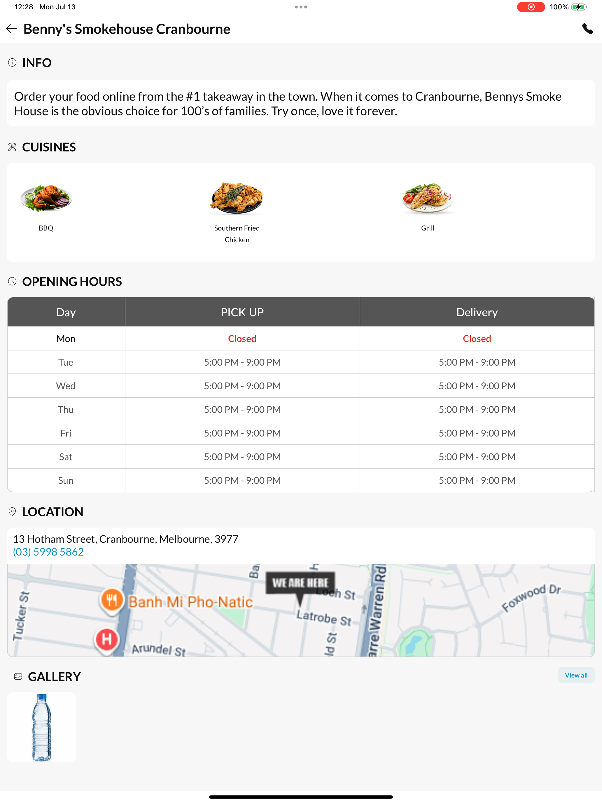 Benny's Smokehouse Cranbourne screenshot 9
