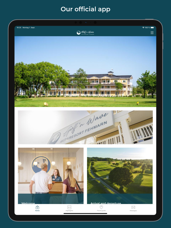 Golf'n Wave Aktivresort app screenshot