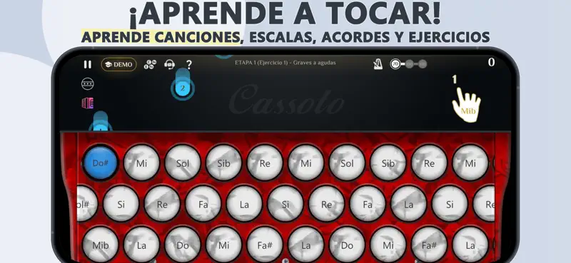 Acordeón Cassoto Diatónico screenshot 2 of 6