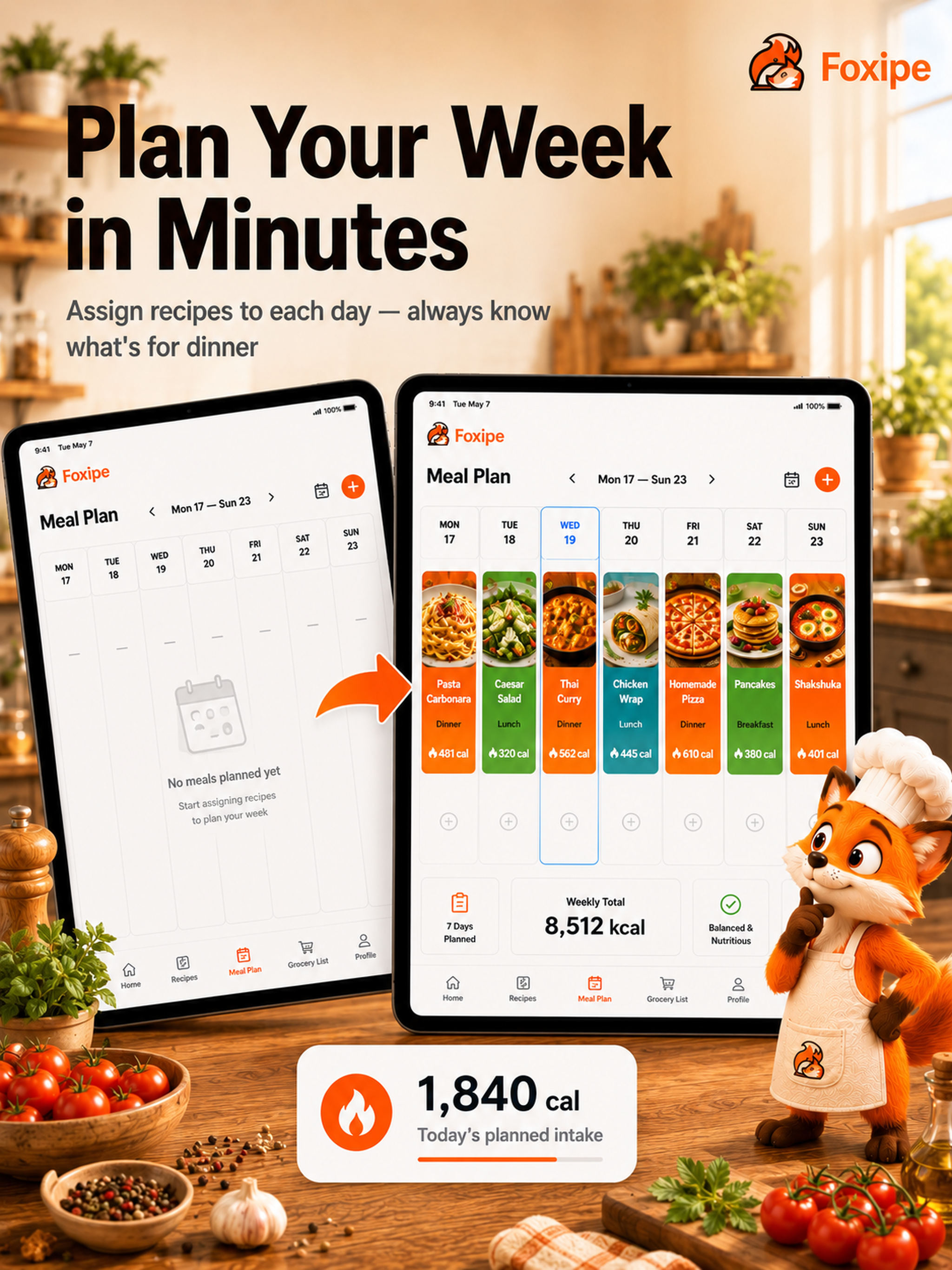 Foxipe - AI Recipe Manager