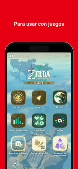 Captura de pantalla de Nintendo Switch App en iPhone 2