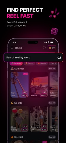 ReelVids: Video & Reels Editor screenshot