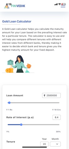 Financial Calculators - India screenshot