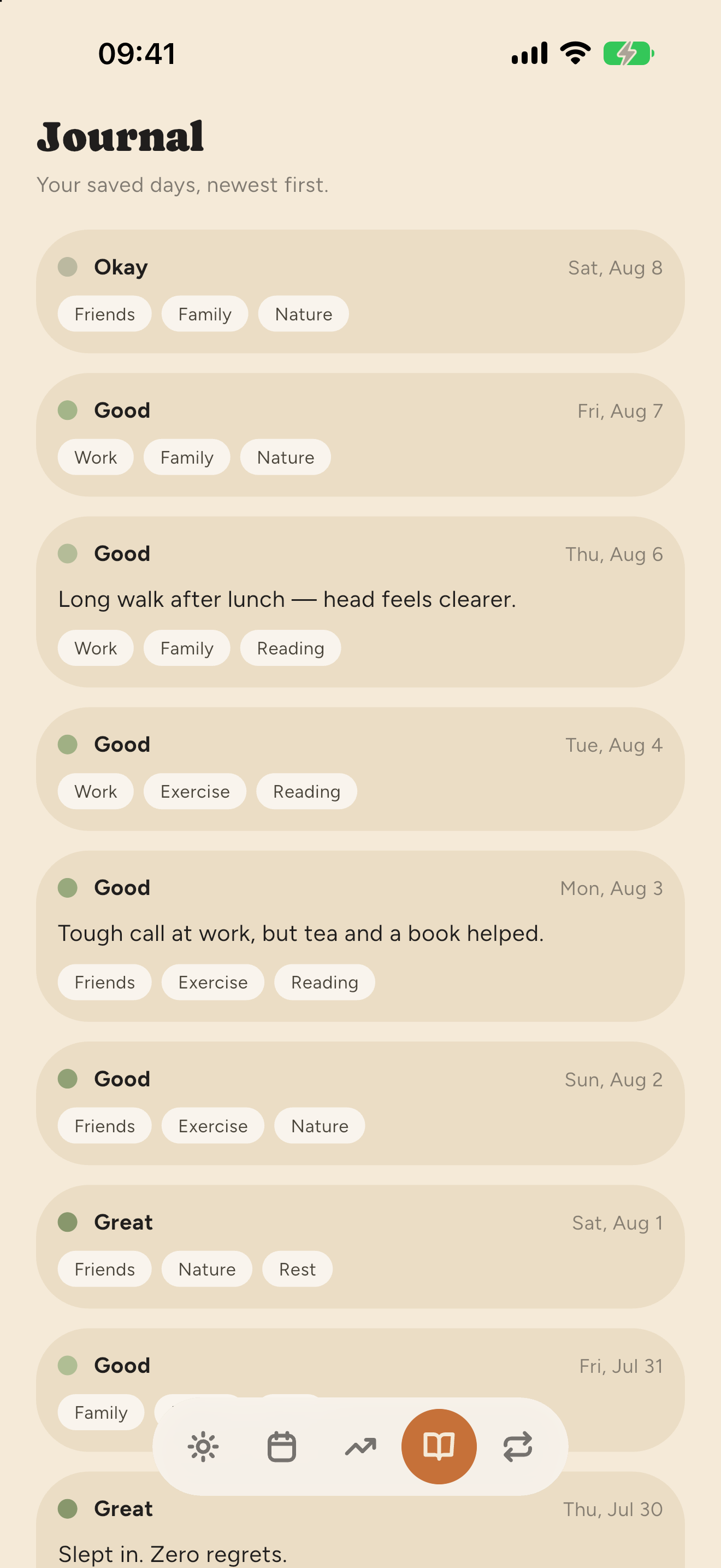 Mellow Mood Tracker screenshot 5