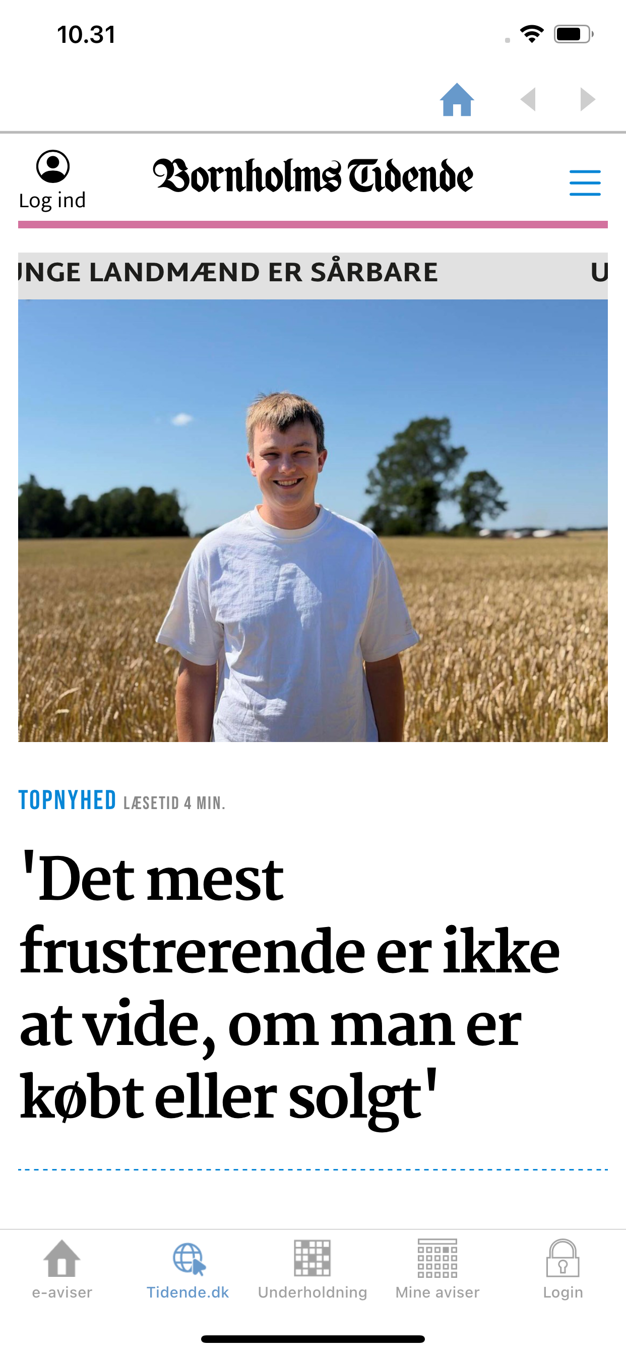 Bornholms Tidende screenshot 2