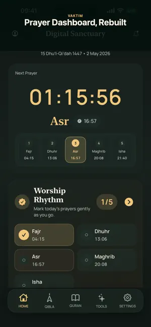 Vaktim: Athan & Quran screenshot 1