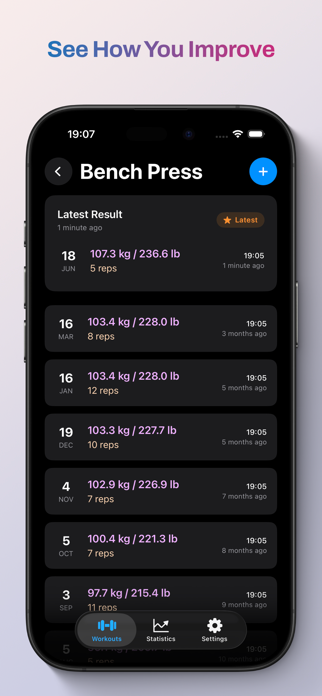 Training Tracker - Gym Log Screenshot 3 of 4
