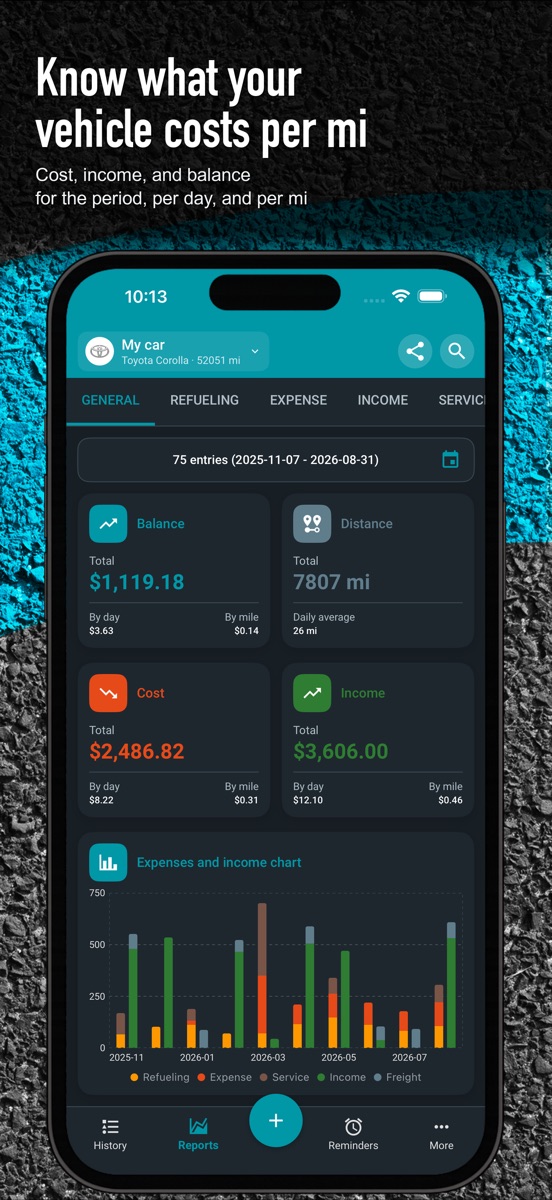 Drivvo - Car Expense Tracker screenshot 2