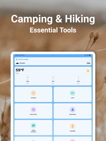 Hiking & Camping Survival Kit iPad screenshot