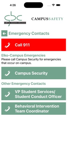 Campus Safety - GBCNV screenshot
