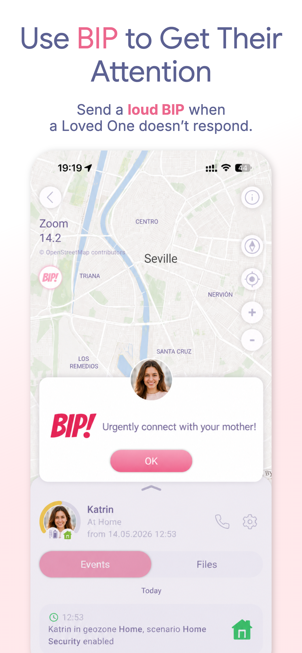 WomanAid Safety Family Tracker screenshot 2