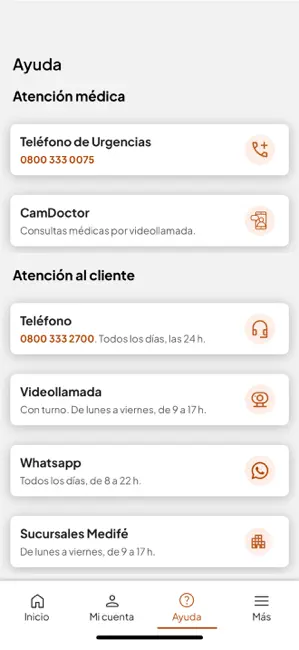 Medifé Móvil iPhone screenshot 5