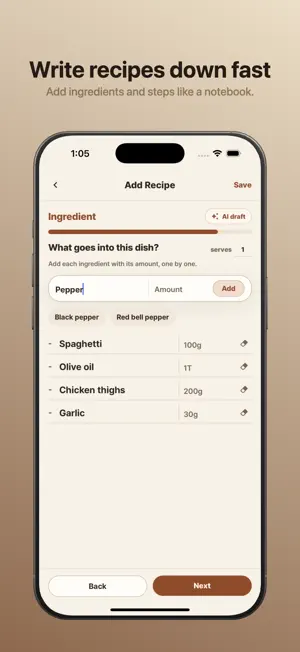 CullyLog - Recipe Book screenshot 3