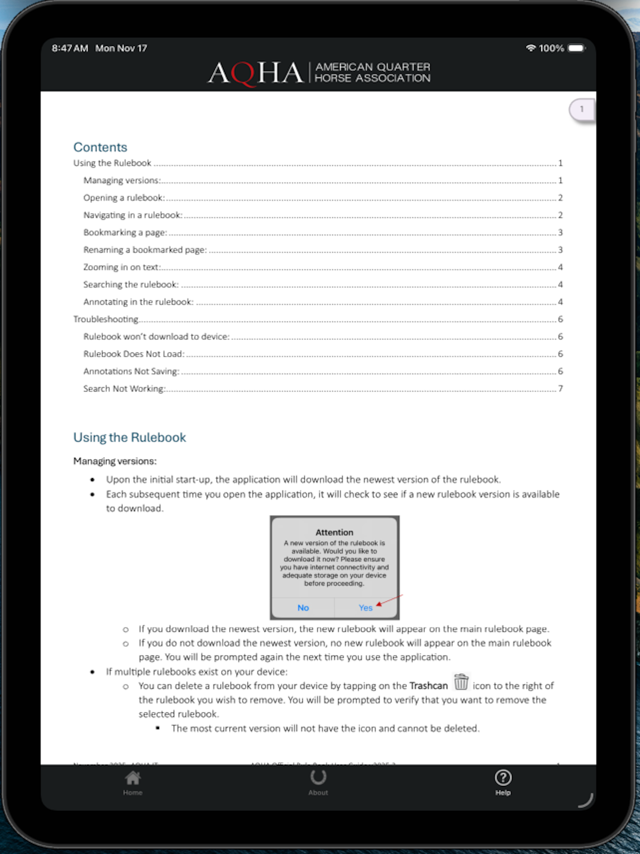 AQHA Rulebook
