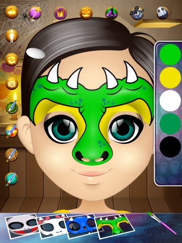 Halloween Face Paint Salon iPad screenshot