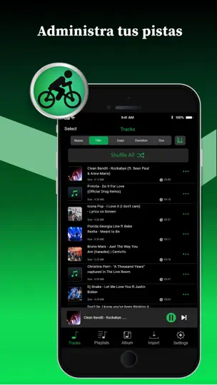 Captura de pantalla de Offline Musica Sin Internet en iPhone 7