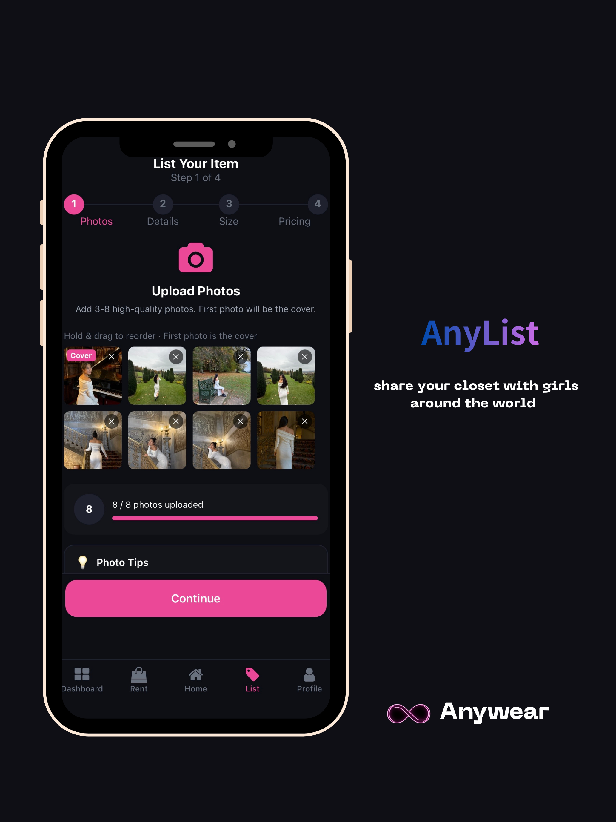 Anywear-Travel Wardrobe screenshot 13
