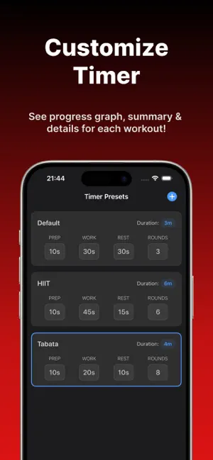 Interval Timer App - Timo screenshot 2