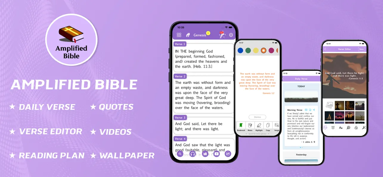 Screenshot #1 pour Amplified Bible - offline