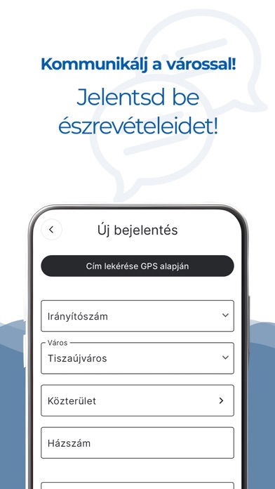 CityApp Tiszaújváros Screenshot