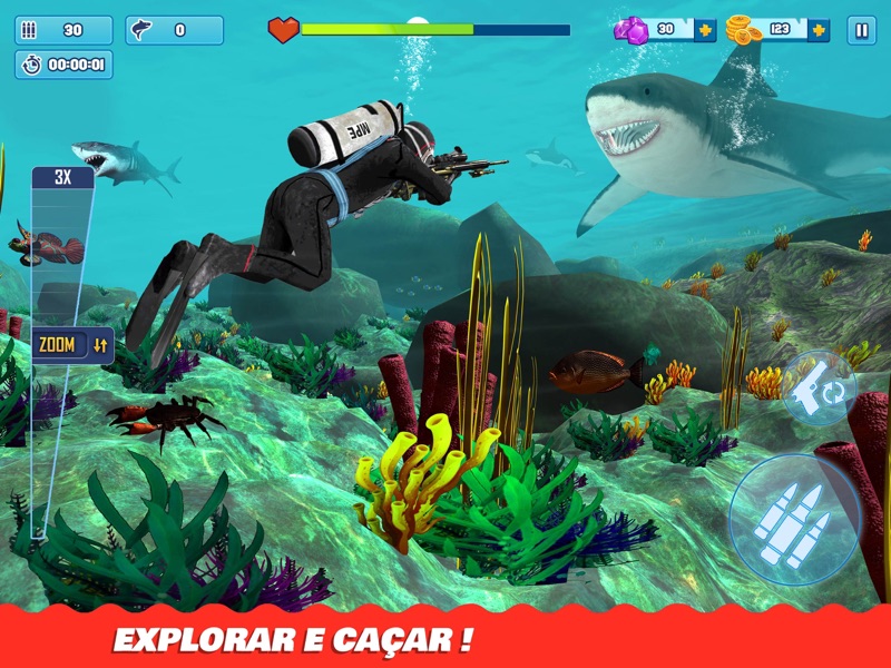 Jogos de Caça ao Tubarão screenshot 12