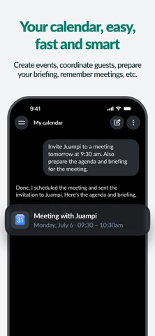 Zapia: Personal AI Assistant iPhone screenshot 4 — productivity app by BrainLogic AI SAS