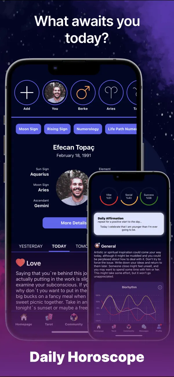 Screenshot #2 pour Aysel - Tarot & Horoscope