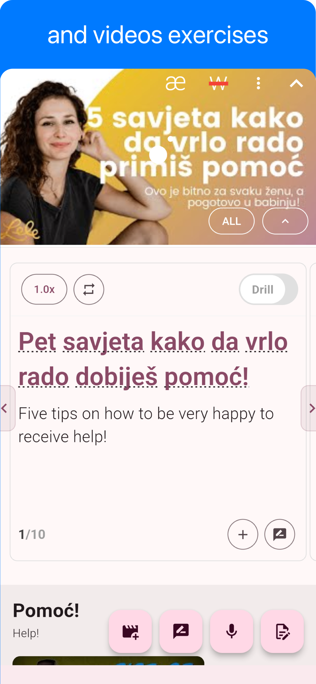 Croatian - Listening Speaking