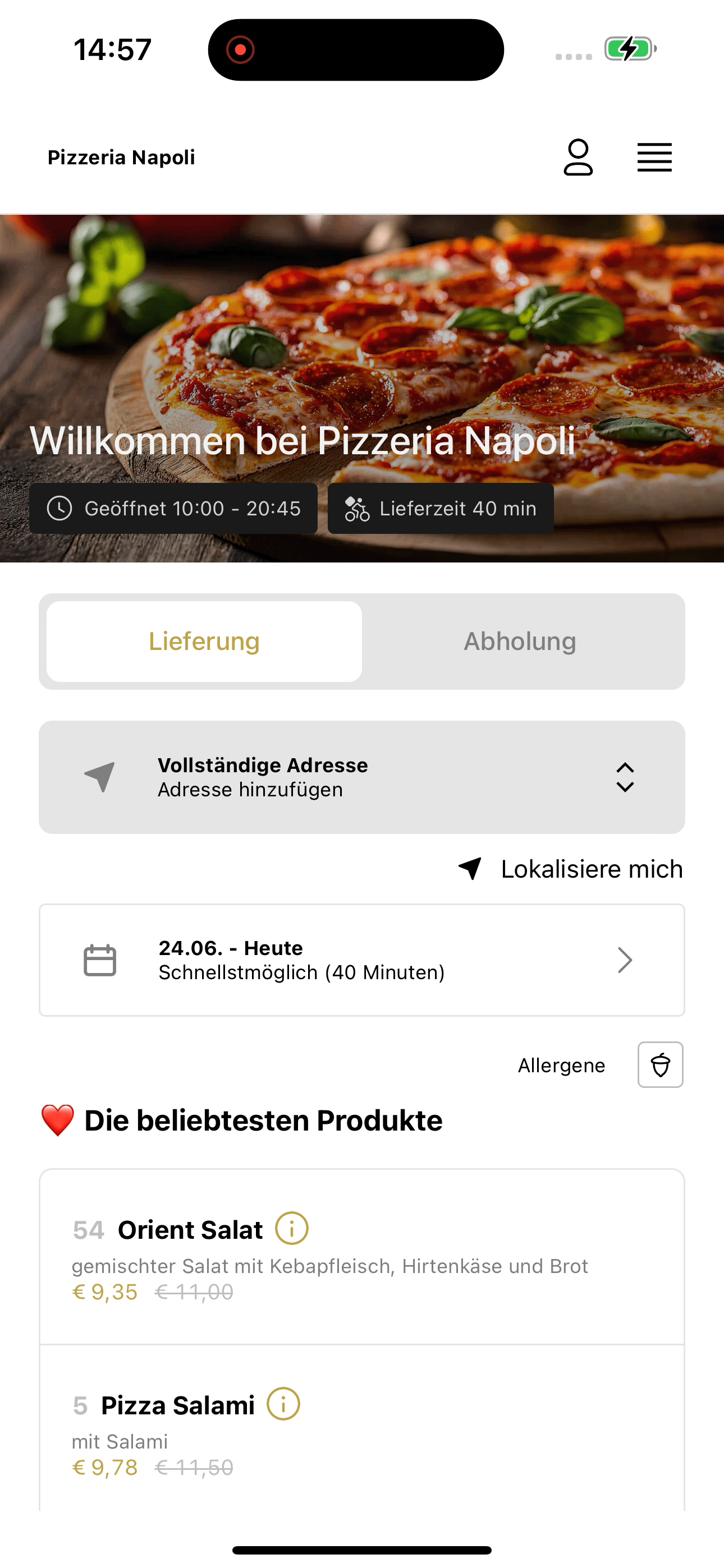 Pizzeria Napoli AT screenshot 5