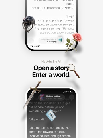 Loreum: Read & Write Stories iPad screenshot