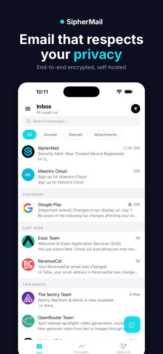 SipherMail Screenshot 1 of 5