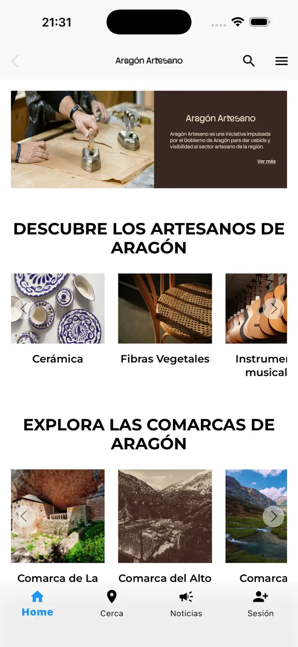 Screenshot #1 pour Aragón Artesano