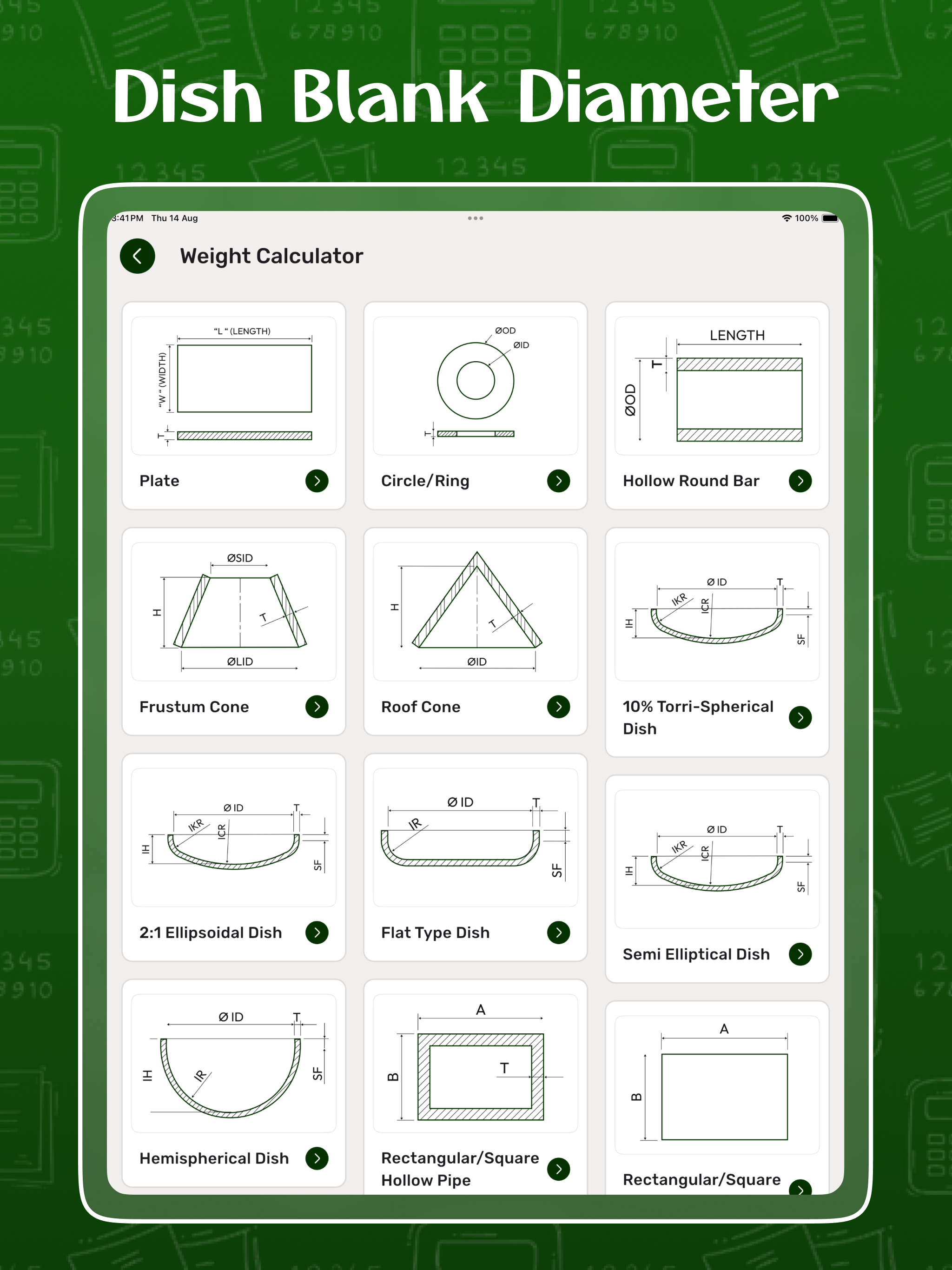 Fabrication Tools Calculator screenshot 9