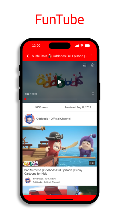 FunTube - Watch Safely Screenshot