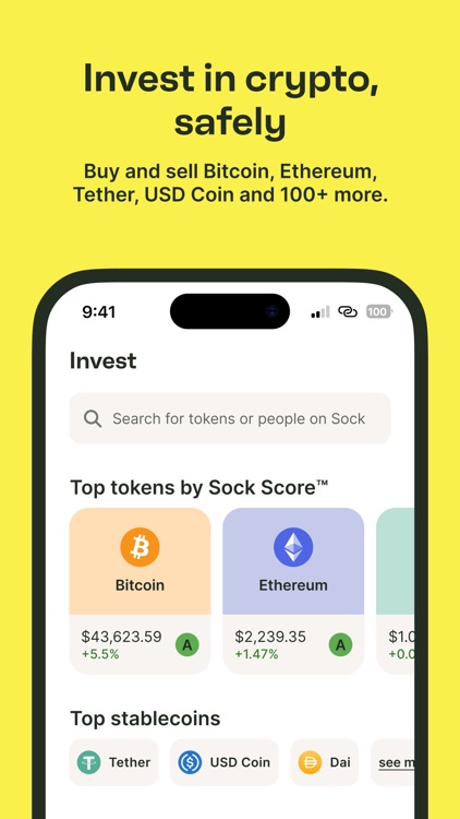 Sock - Up to 10% on your money