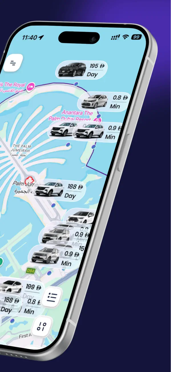 Screenshot #2 pour Udrive - Car Sharing & Rental