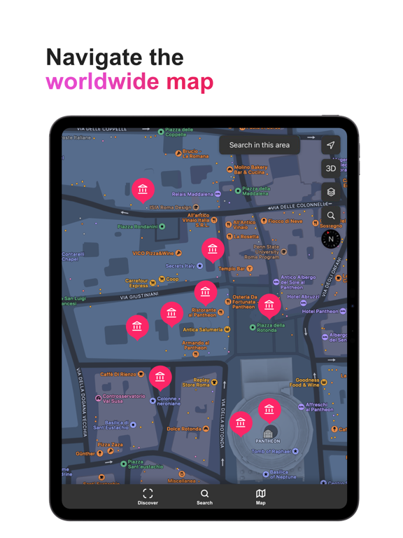 Tadarc - art & history guide iPad screenshot 4 - Travel app
