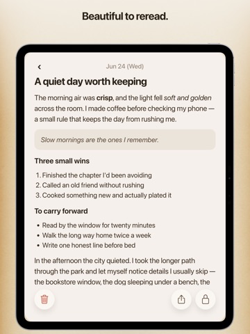 Storyie - AI Journal & Diary iPad screenshot