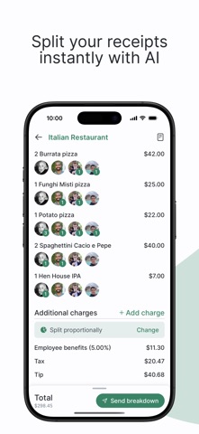 Float: Split Receipts Screenshot 1 of 6