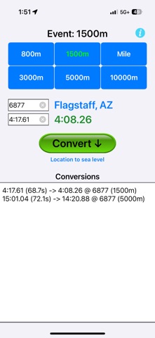 Altitude Race Converter Screenshot 1 of 4