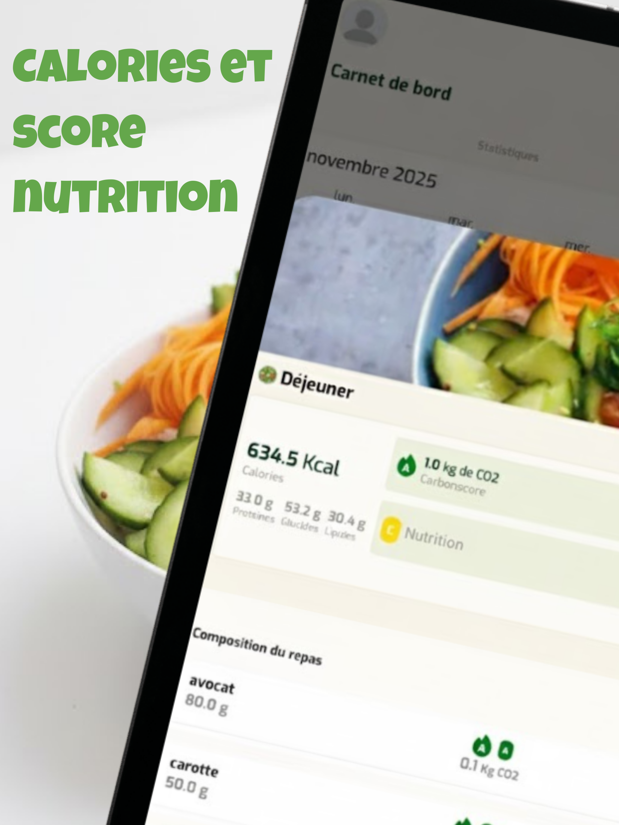Nutriii – Analyse ton repas
