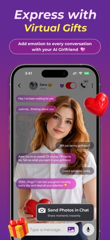 Heat: Ai Girlfriend Chatbot iPhone screenshot