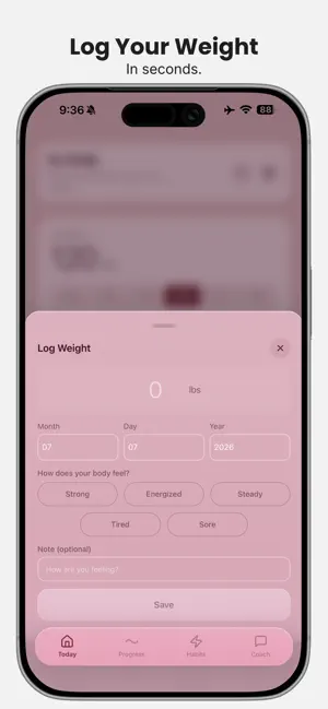 On Track: Weight Tracker screenshot 3