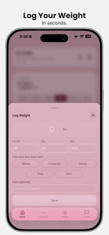On Track: Weight Tracker screenshot