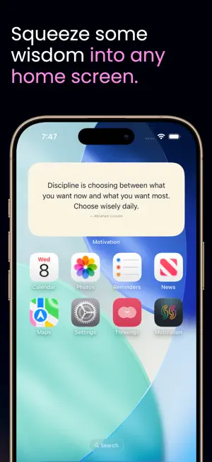 Motivational Widget - Quotes screenshot 3