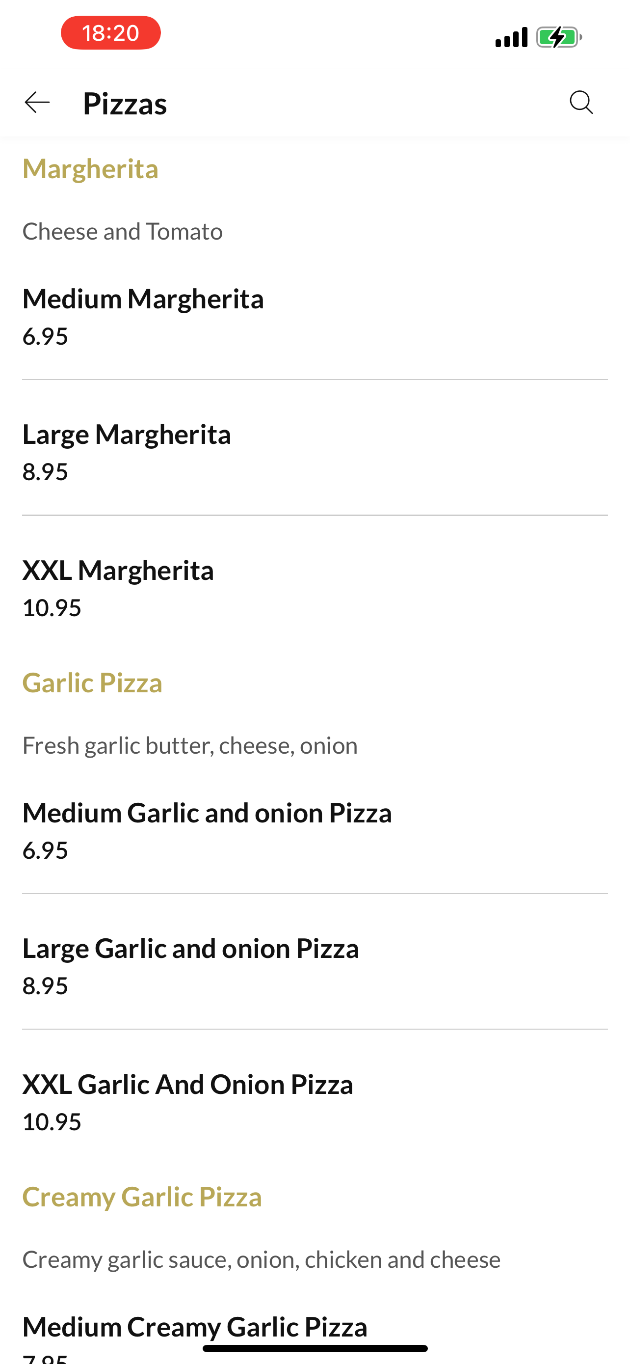 Pizza Parlour Grimsby
