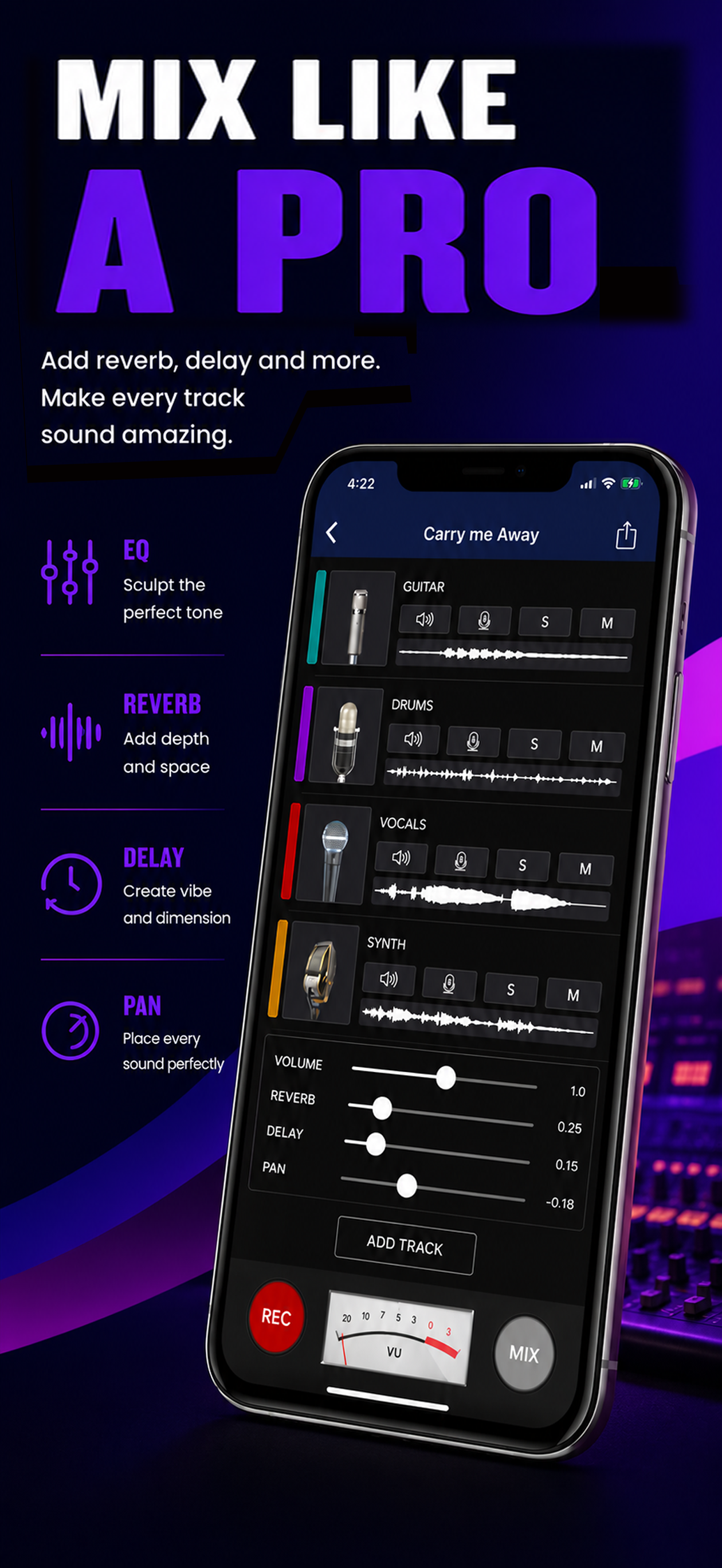 MicSwap MultiTrack: Mic Studio screenshot 4