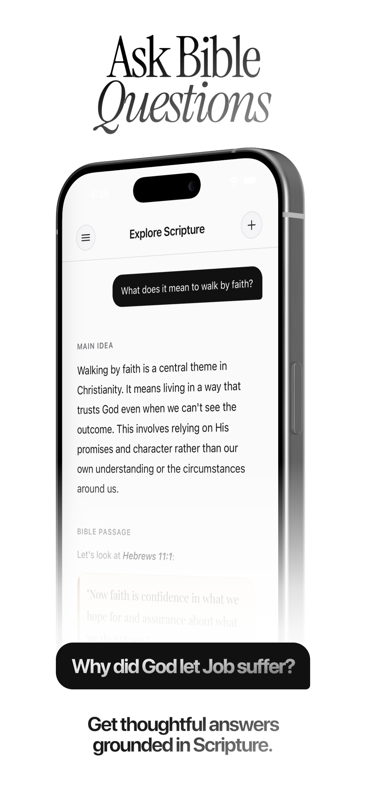 Day Three — Bible & Chat