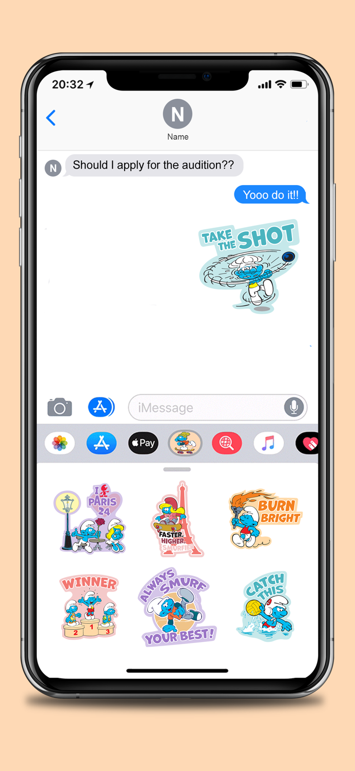 The Smurfs Paris Games 2024